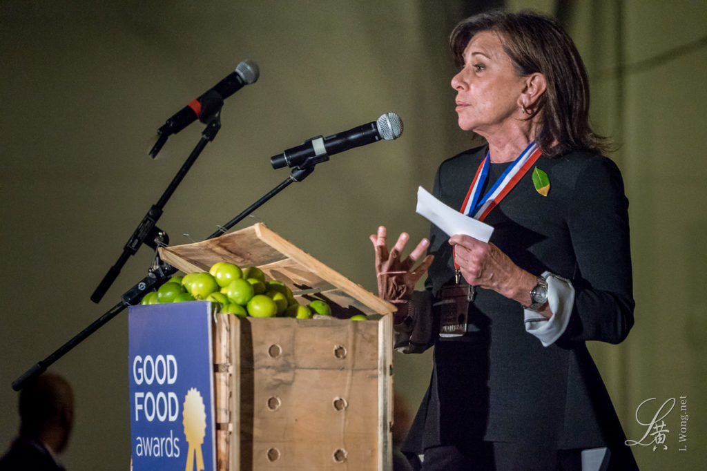 Good-Food-Awards-ceremony-photo-Marcia-speech FunInMichigan
