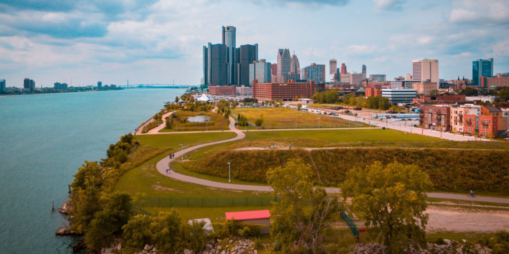 Detroit river