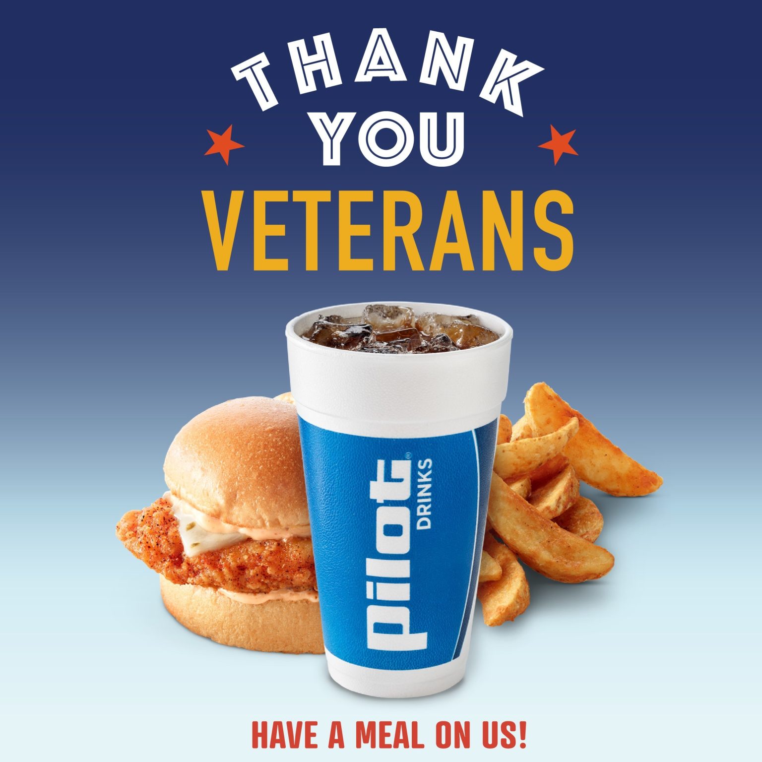 Pilot Company Thanks Veterans with a Free Meal