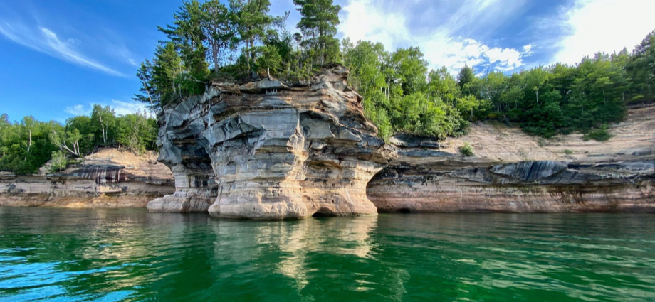 the Number One Attraction in Michigan Pictured Rocks National LakeshoreFunInMichigan.com .fun-in-michigan