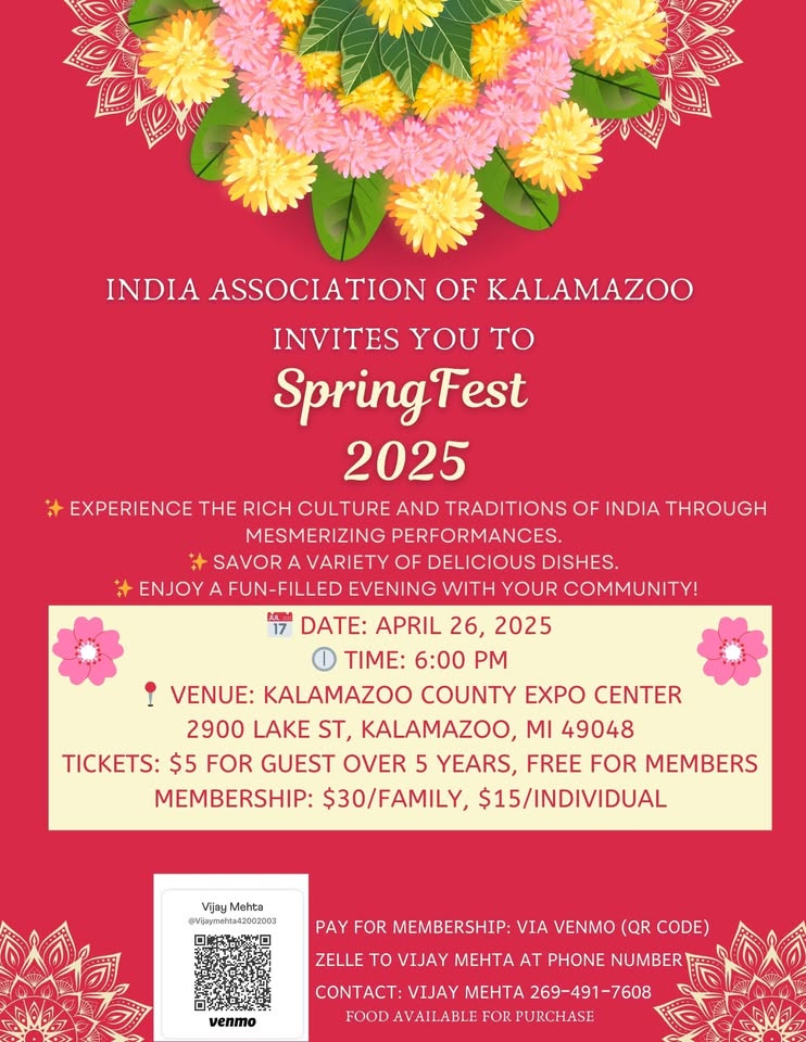 Celebrate Community and Culture at IAK SpringFest in Okemos Michigan 2025