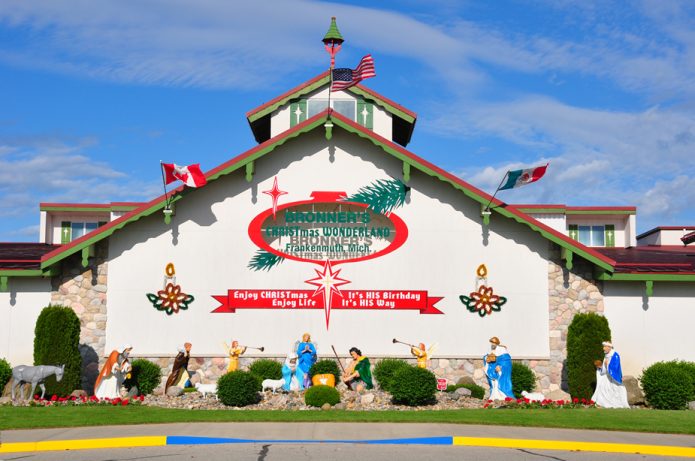 Bronners Christmas Wonderland in Frankenmuth is open 361 days a year — the worlds largest Christmas store FunInMichigan