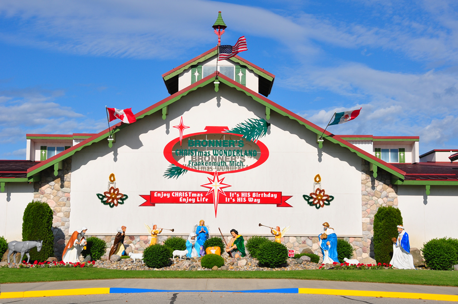 Bronners Christmas Wonderland in Frankenmuth is open 361 days a year — the worlds largest Christmas store FunInMichigan