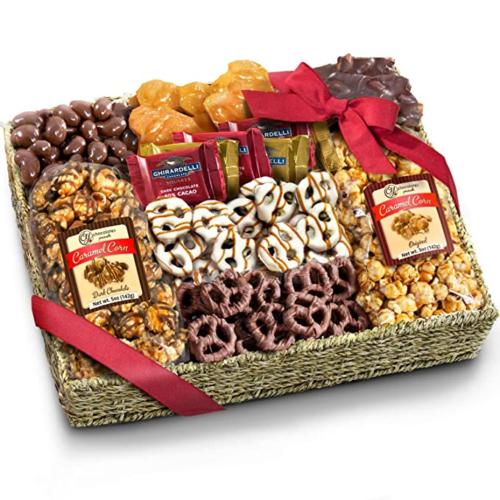 Chocolate Caramel and Crunch Grand Gift Basket for Mother's Day,