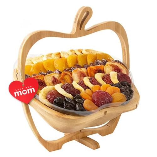 Oh! Nuts Dried Fruit Gift Basket | Healthy Huge Assortment of Dried Fruit Gourmet Holiday Gift | Gift for Mother's Day, 